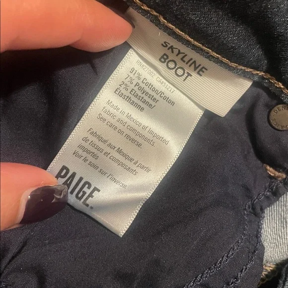 PAIGE bootcut jeans size 31 - Picture 3 of 9